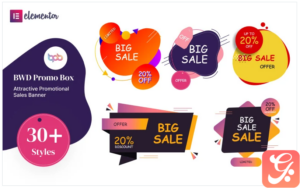 Promo Box WordPress Plugin For Elementor