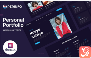 Perinfo - Personal Portfolio WordPress Theme