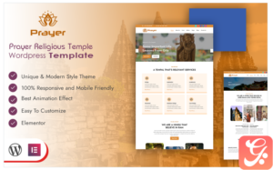 Prayer Religious Temple Wordpress Template