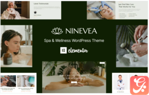 Ninevea - Spa & Massage Salon Beauty WordPress Theme