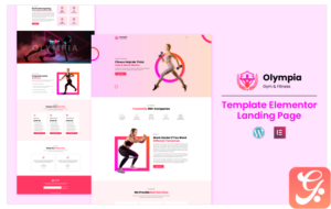 Olympia Gym - Gym and Fitness Landing Page