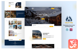 Mount Villa - Best Hotel and Restaurants Services Elementor Landing Page