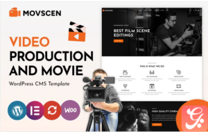 Movscen - Movie Studios and Filmmakers WordPress theme
