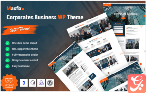 Maxfix - Corporates Business WordPress Theme