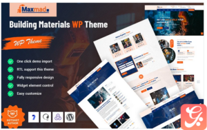 Maxmad - Building Materials Responsive WordPress Theme