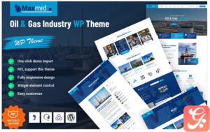 Maxmid - Oil & Gas Industry WordPress Theme