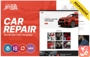 Motocro - Car Services and Auto Mechanic WordPress Theme