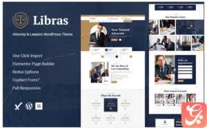 Libras - Attorney & Lawyers WordPress Theme