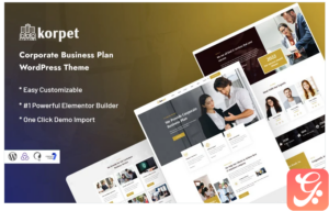 Korpret - Corporate Business Plan WordPress Theme