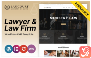 Lawcourt - Attorney and Lawyers WordPress Theme