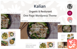 Kalian - Organic Restaurant WordPress Theme
