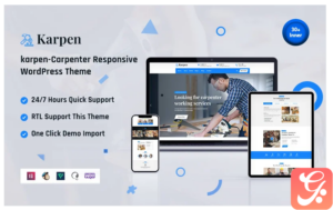Karpen - Carpenter and Wood Responsive WordPress Theme