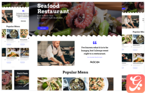 Julia - Seafood and Restaurant One Page WordPress Theme