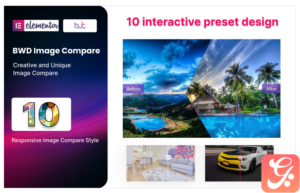 Image Compare WordPress Plugin For Elementor
