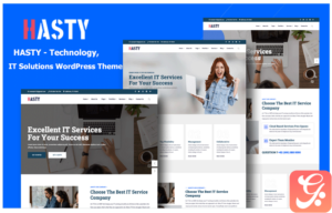 Hasty - IT Solutions, Technology & Multipurpose WordPress Theme