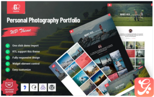 Gogrin - Personal Photography Portfolio WordPress Theme
