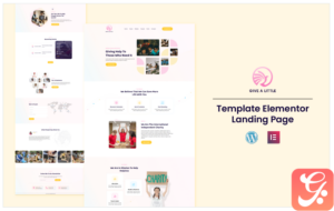 Give a Little - NGO and Charity Services Elementor Landing Page
