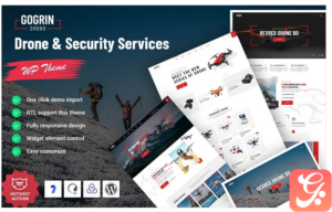 Gogrin - Drone & Security WordPress Theme