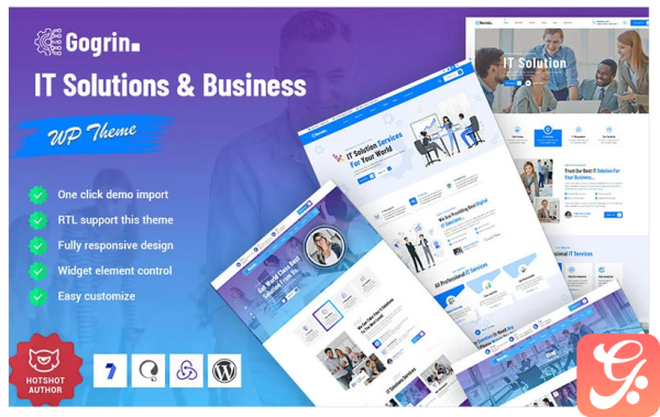 Gogrin - IT Solutions & Business Service WordPress Theme