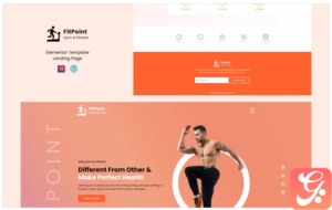 FitPoint - Gym and Fitness Elementor Landing Page Template