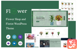 Flower Shop and Florist WordPress Theme