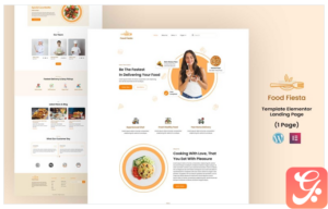 Food Fiesta - Hotel and Restaurant Services Elementor Template Kit