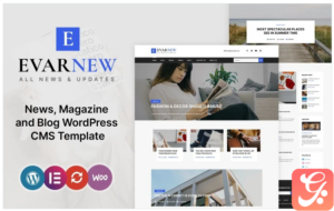 EvarNew - News Magazine WordPress Theme