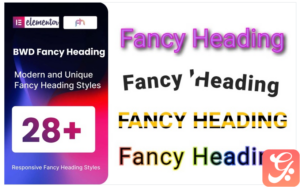 Fancy Heading WordPress Plugin For Elementor