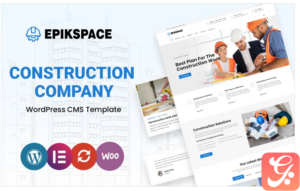 Epikspace - Industry and Construction WordPress Theme