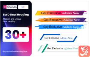 Dual Heading WordPress Plugin For Elementor