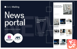 Daily Mailing - News Portal, TV Channel WordPress Theme