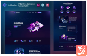 Desksolution -IT Solutions Service Elementor Template Kit