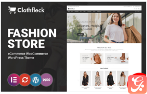 Clothfleck Fashion Designer Clothes WooCommerce Theme