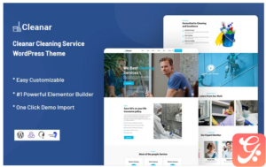 Cleanar - Cleaning Service WordPress Theme