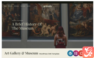Artruls - Gallery and Museum WordPress Theme