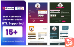 Author Bio WordPress Plugin For Elementor