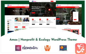 Amox | Nonprofit & Ecology WordPress Theme