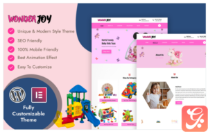 WonderJoy Toys Wordpress Template