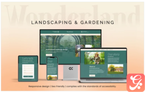 Wonderland Landscaping And Gardening Services Wordpress Theme.
