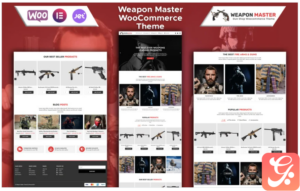 Weapon Master - Gun Shop WooCommerce Theme