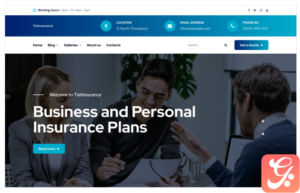TishInsurance - Insurance Company WordPress Theme