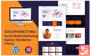 Sociomarketing - Social Media Marketing Agency WordPress Theme