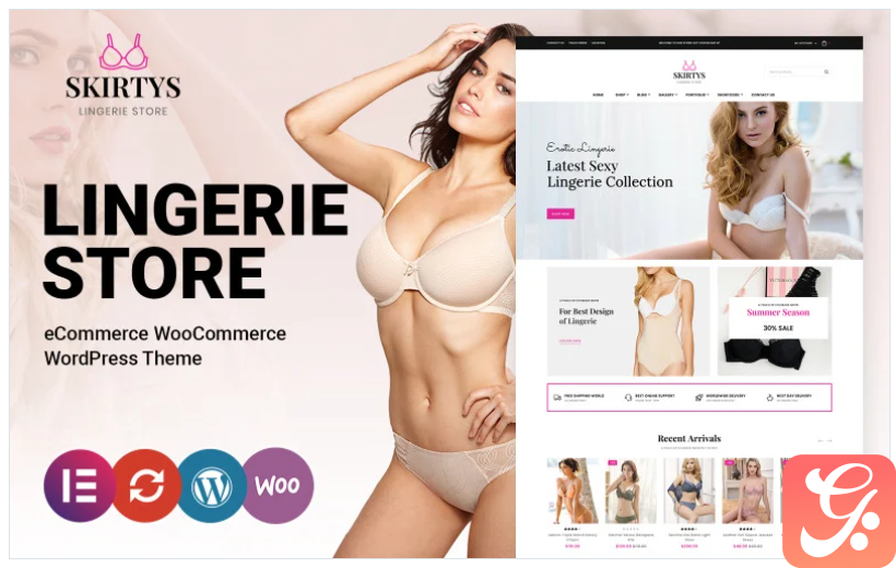 Skirtys Lingerie and Adult WooCommerce Theme