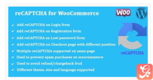 reCAPTCHA for WooCommerce 2.52