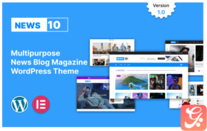 NEWS10-News, Blog & Magazine WordPress Theme