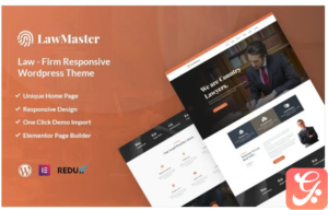 Lawmaster- Lawyer, Attorney and Law Office WordPress Theme