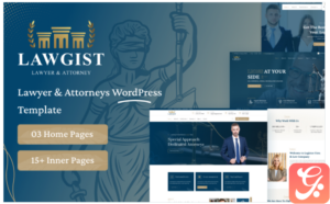 Lawgist - Attorney & Lawyers WordPress Theme