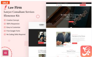 LawFirm - Lawyer Consultant Services Elementor Kit