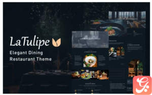 LaTulipe - Tasty Dining Restaurant WordPress Theme