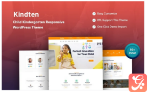 Kindten - Child Kindergarten Responsive WordPress Theme